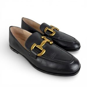 BODEN Iris Snaffle Loafers Black Sz 39 EU 8 US